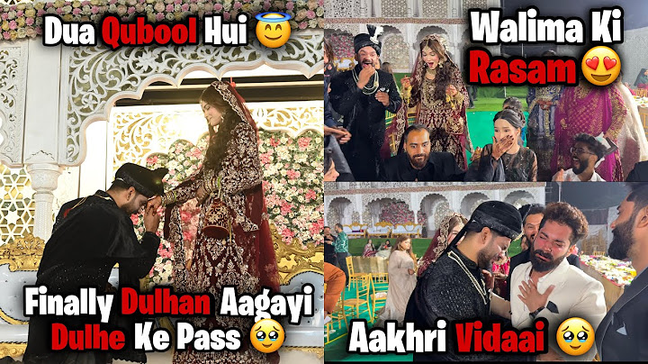 Finally Dulhan To Aagayi Dulhe Raja Ke Saat 😍| Dusri Shaadi Ki Rasam ❤️| Fokats | Abresh & Zeeshan