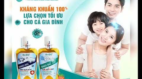 Nước súc miệng Nano Bạc cho bé