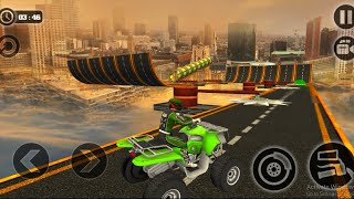 Racing Quad Bike Moto Stunt : ATV Impossible Track - #6 Android GampePlay On PC screenshot 5