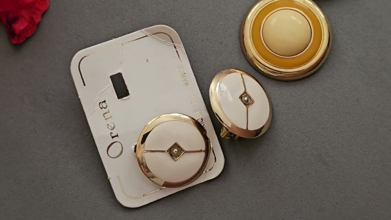 Мои находки.Винтаж.Клипсы.Броши