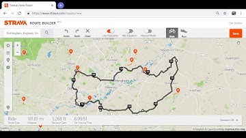 How to create a cycling route using Strava