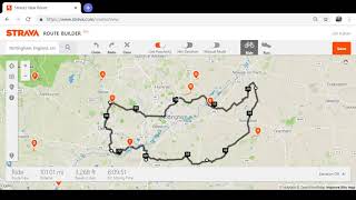 How to create a cycling route using Strava