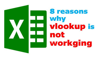 All 8 reasons why vlookup is not working #n/a