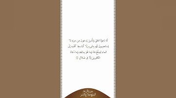 تلاوة في دقيقة سورة الرعد الآية ١٤ الشيخ صلاح البدير
