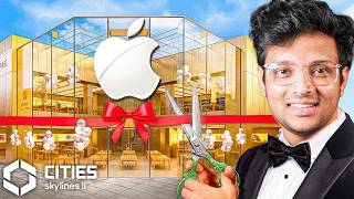 I Opened an APPLE STORE in Cities: Skylines 2! 😍
