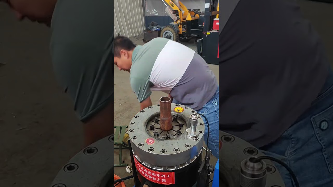 48 rack tube shrinking machine for steel tube shrinking shrinking machine steel tube rental station.