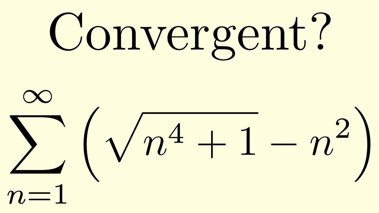 Convergence of an Interesting Series