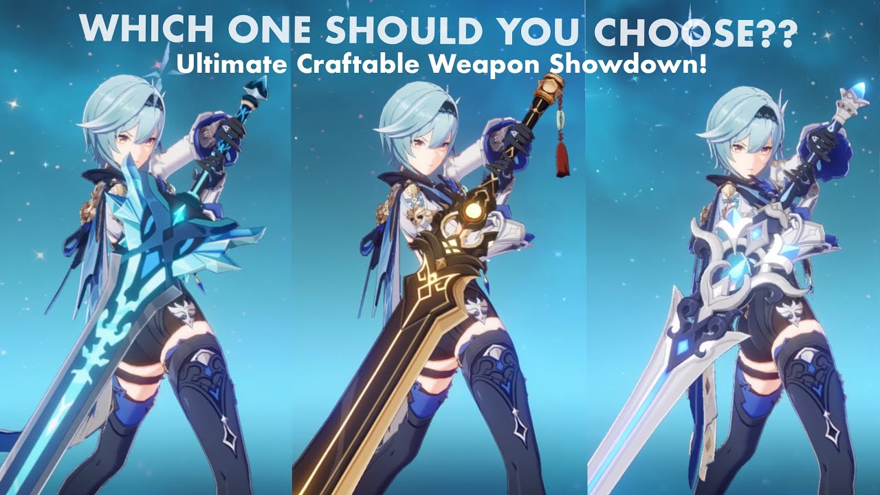 Is New Fontaine Craftable weapon any good?? Best F2p Eula weapon showdown!