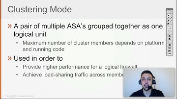 108  ASA Firewall Clustering