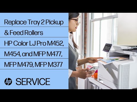 Replace Tray 2 Pickup & Feed Rollers | HP Color LJ Pro M452, M454, and MFP M477, MFP M479, MFP M377