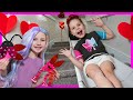 We FORGOT our VALENTiNES DAY PARTY!! ❤️ Kin Tin and Family make DIY Crafts! Fun Valentines Store!