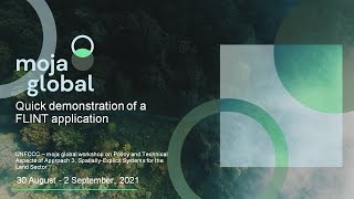 UNFCCC- moja global workshop: Quick demonstration of a FLINT application