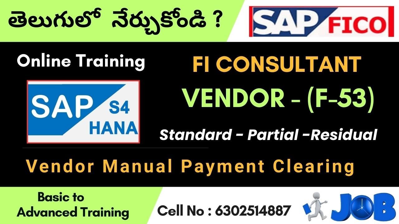 Complete Guide to Vendor Configuration in SAP FICO S/4HANA