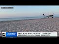 Video shows plane making emergency landing on Long Island beach