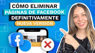 Como ELIMINAR UNA PÁGINA DE FACEBOOK 2024