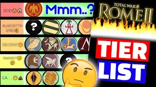I Ranked *EVERY* Rome 2 Faction 🤔 (2021) Tier List