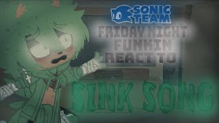 Friday Night Funkin' and Sonic Characters React to Sonic - Below The Depths - Sink Song