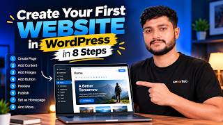 How to Create a Website in WordPress in 8 Steps | WordPress Tutorial for Beginners