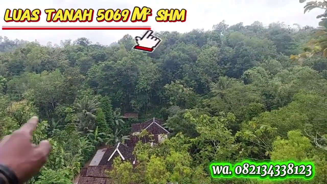 #tanahmurah nempel rumah warga luas 5.069 m2 SHM Tegalan Hrg.70 juta