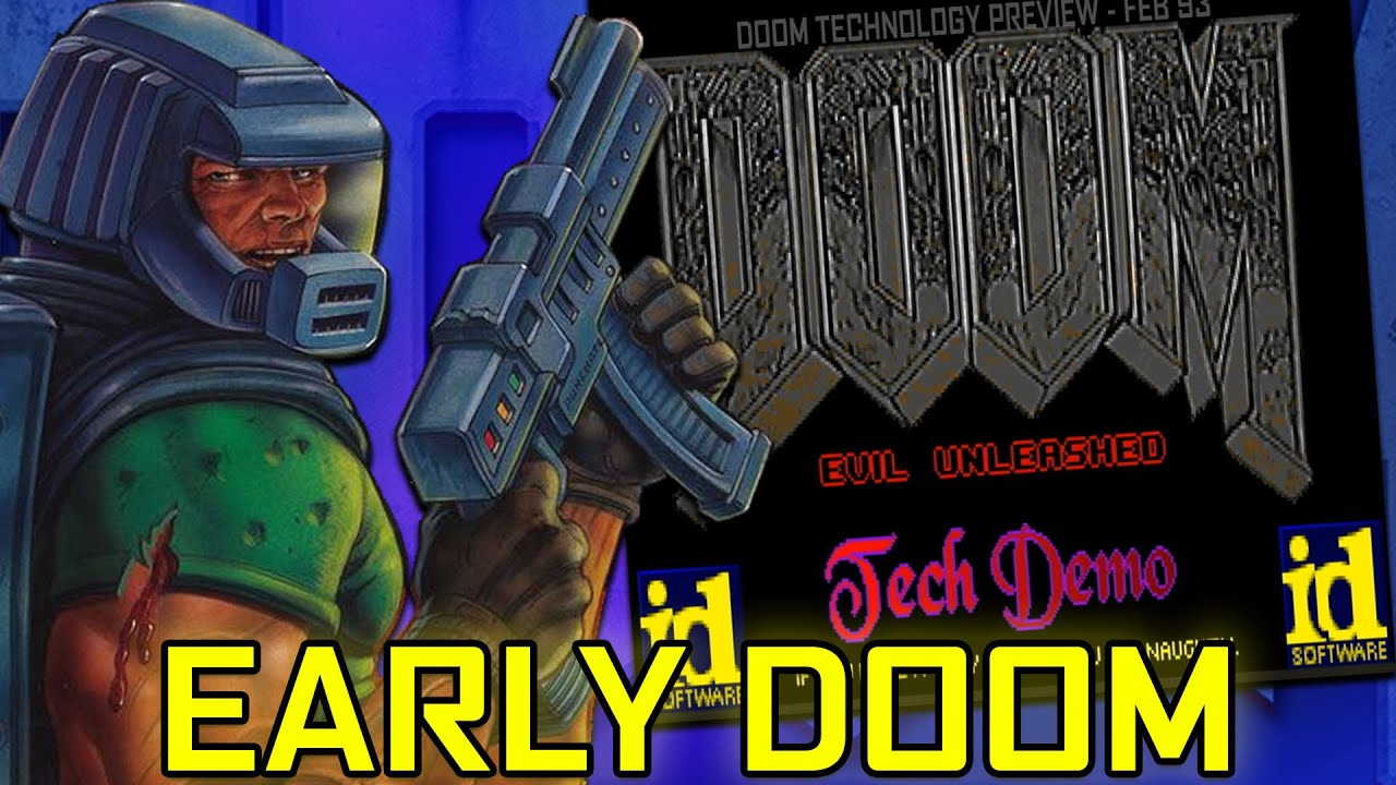 Doom в своей самой ранней версии (техническая демонстрация и альфа-версия 0.3)