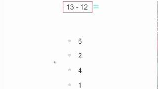 MathABC.com: Subtraction: Subtracting up to 20 (multiple choice)