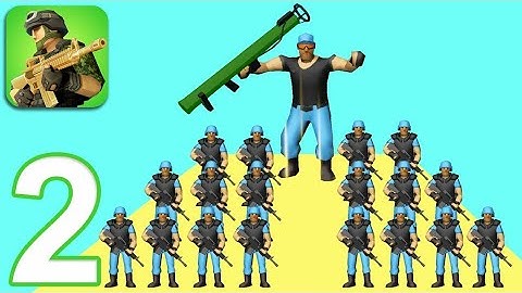 WAR OF GENERALS - Walkthrough Gameplay Part 2 - LEVELS 4-7 (iOS Android)