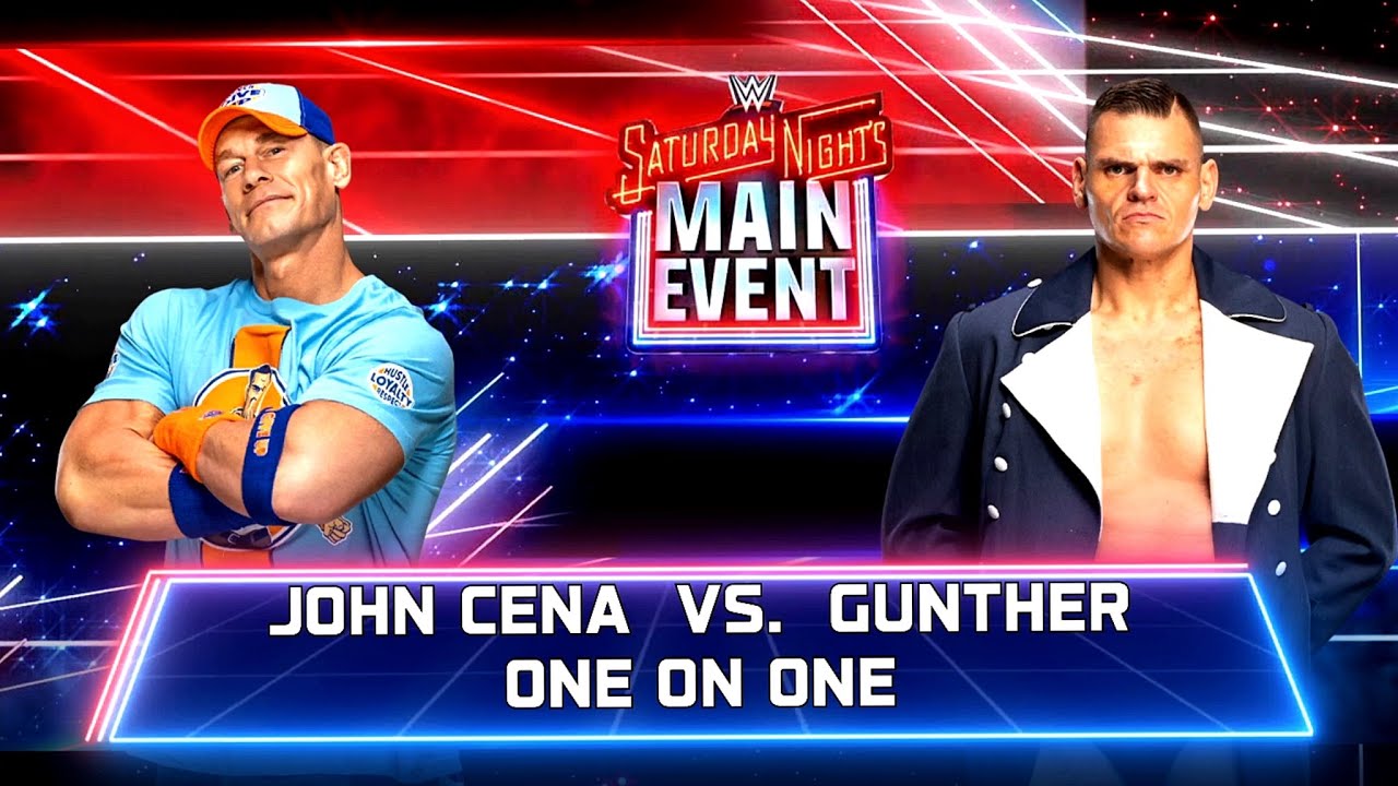 WWE 2K25 On PS5: John Cena vs Gunther - JOHN CENAS LAST MATCH EVER!
