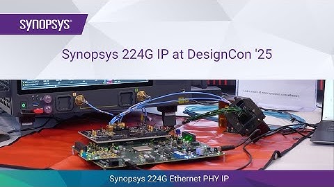 Synopsys 224G IP Shows Ecosystem Interops for 1.6Tbps AI Networks at DesignCon 2025 | Synopsys