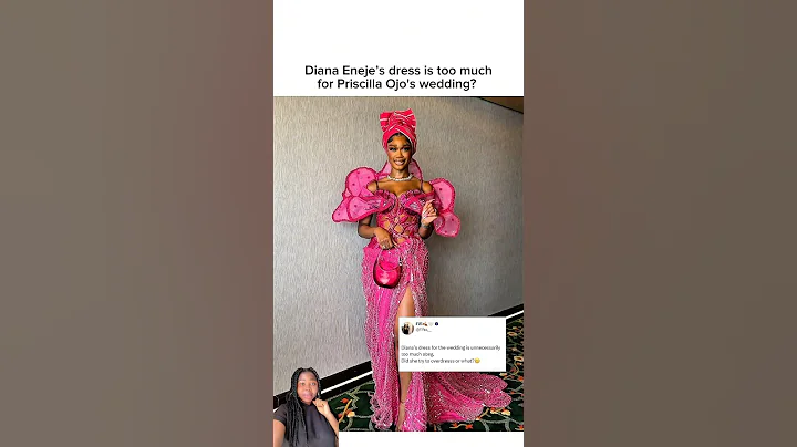 Diana Eneje’s dress is too much for Priscilla Ojo's wedding? #shorts #shortsyoutube #jp2025 #wedding