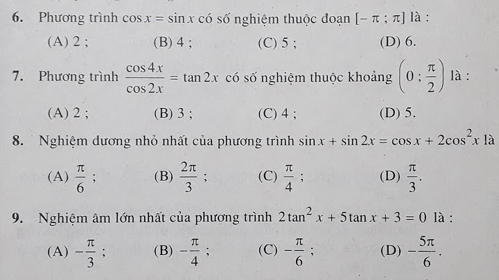 Bài 6 sgk toán đại 11 trang 41
