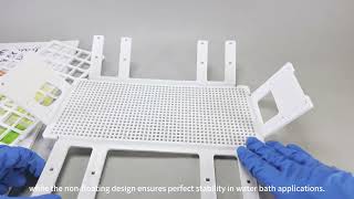 Lab Snap-Together Test Tube Rack – 13mm to 30mm Modular PP Holder