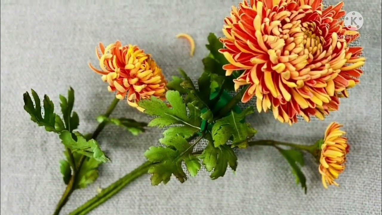Sugar Flower Chrysanthemums Fondant flowers chef ROBERT BULUSAN