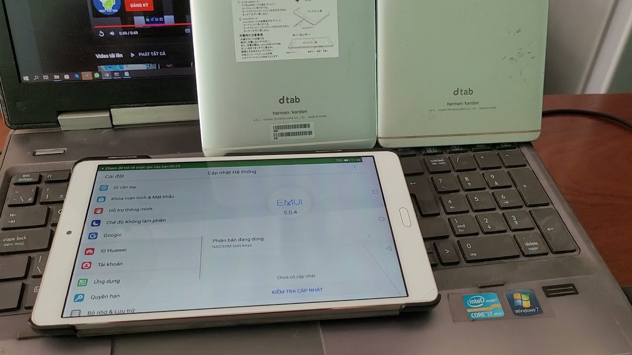 up rom Tiếng Việt Android 7.0 docomo dtab d-01j Softbank 701HW 702HW hỗ trợ nghe gọi