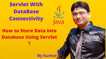 Servlet With DataBase Connectivity Part 1