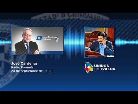 Entrevista con José Cárdenas para el espacio de Radio Fórmula. 24 de  septiembre 2020. - YouTube