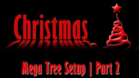 Christmas Mega Tree Setup 10