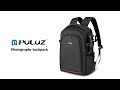 Puluz waterproof scratchproof dual shoulders backpack