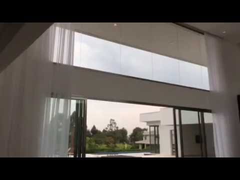 Cortinas motorizadas empório dos tecidos itu youtube Tecido Cortinas decoración