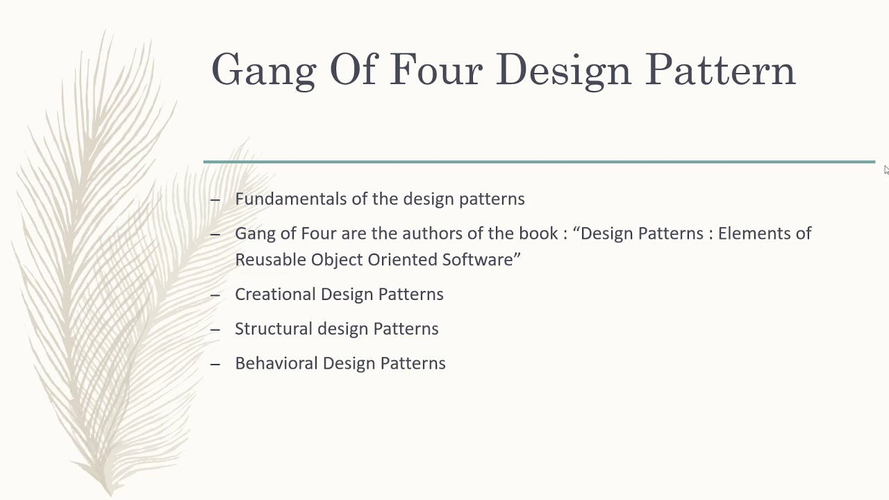Design Pattern | Design Pattern Tutorial | ITEdu - YouTube