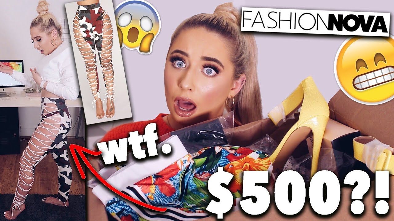I SPENT $500 ON FASHION NOVA .. 😱wtf?! Was it REALLY WORTH IT?!?! | Saffron Barker