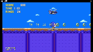 Classic Sonic Simulator V11.1 - Ring Scrambled Zone. (By: Emanted56.)