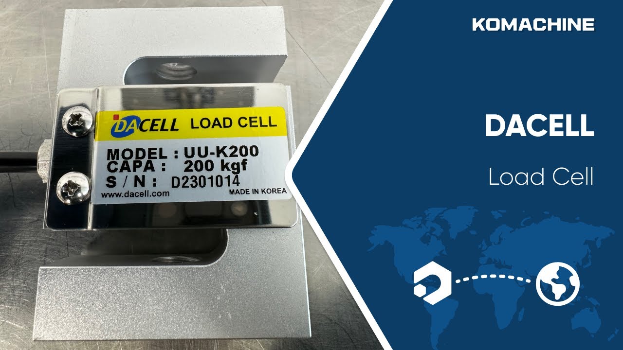 Dacell DACELL / Load Cell (UU-K200) / INV-03895 - YouTube