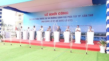 Thủ Tướng dự lễ khởi công Đường Vành đai phía Tây thành phố Cần Thơ - Tin tức I Miền Tây 24h