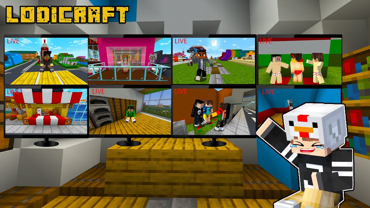 Using CCTV Camera to Cheat My Friends In Minecraft!