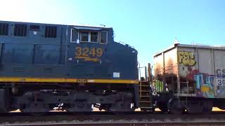 #4414 CSX N783-04 Loaded Coal train with B705 Helpers BNSF