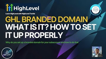 How to setup branded domain in gohighlevel