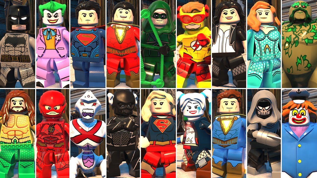 All DLC Characters in LEGO DC SuperVillains YouTube
