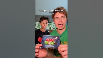 Trying the worlds most sour candy
