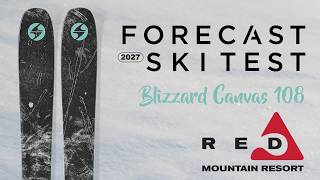 Test du Blizzard Canvas 108 | Prévisions 2027 Test de ski à Red Mountain Resort screenshot 4