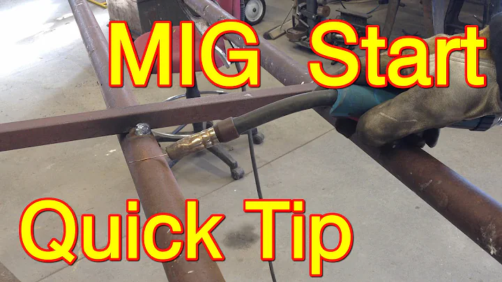MIG Difficult Arc Start - Quick Tip